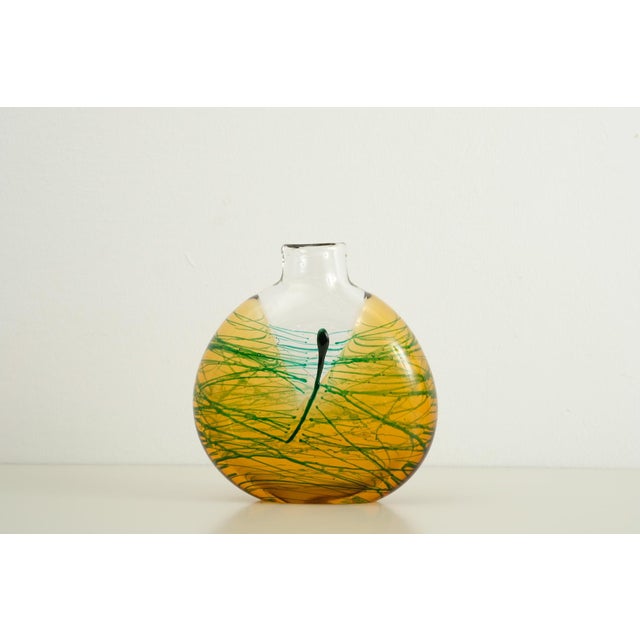 Mid-Century Glass Vase by Jiri Suhajek for Moser, 1970s For Sale - Image 9 of 9