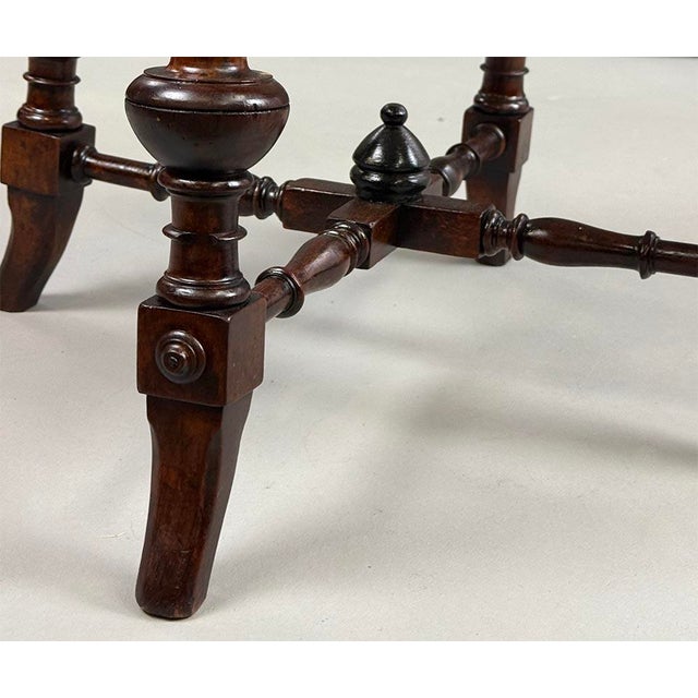 Antique Curved Stool, 1880s For Sale - Image 4 of 6