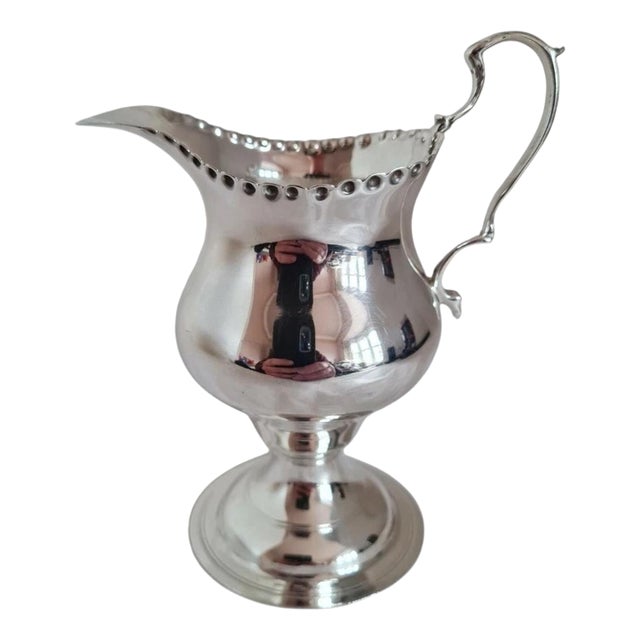 Sterling Silver Cream Jug from Deakin & Francis, Birmingham, 1912 For Sale