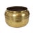 Gold Large French Brass Repoussé Planter Pot For Sale - Image 8 of 16