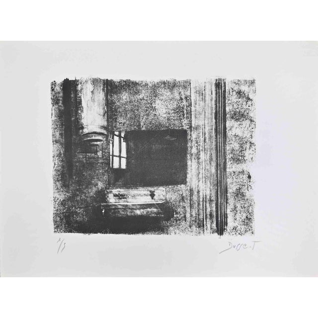 Jacques Busse, The Window, Lithograph, Mid-20th Century For Sale