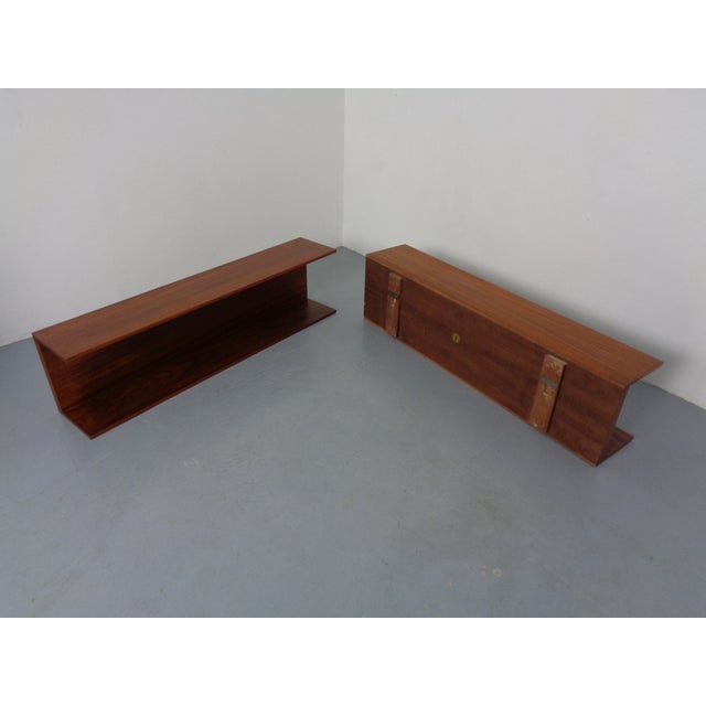 Wilhelm Renz Mid-Century Rosewood Shelf by Walter Wirz for Wilhelm Renz, Germany, 1960s For Sale - Image 4 of 17
