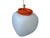 Vintage Space Age Pendant Lamp in Opal Glass and Orange Metal, 1970s For Sale - Image 3 of 11