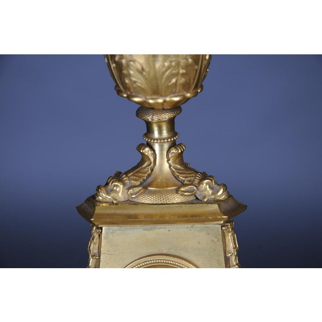 Empire Bronze Table Lamps, 1805, Set of 2 For Sale - Image 12 of 18