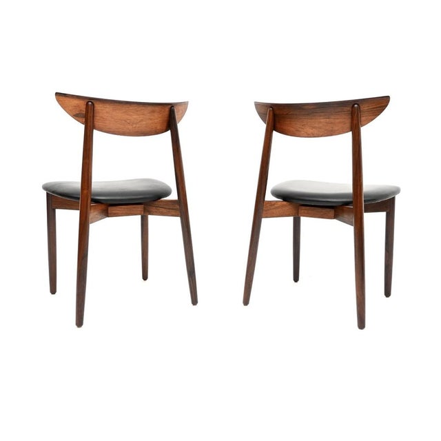 Randers Møbelfabrik Vintage Danish Dining Chairs by Harry Ostergaard for Randers, 1960, Set of 2 For Sale - Image 4 of 11