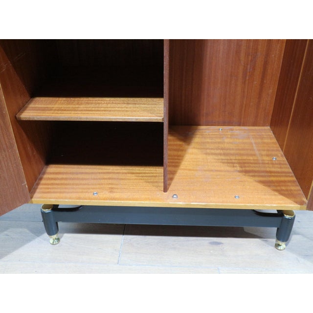 Mid Century Modern Vintage Blonde Double G Plan Armoire Wardrobe For Sale - Image 13 of 15