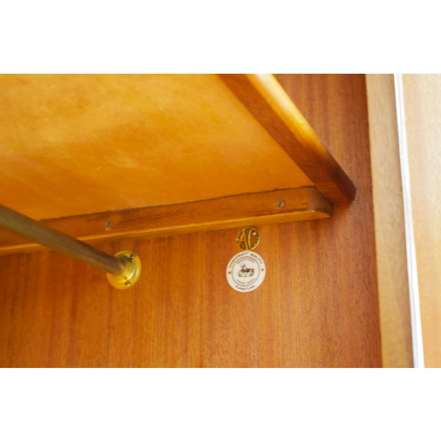 Vintage Walnut Wardrobe by Alfred Cox for Heals, 1950s For Sale - Image 9 of 11