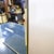 Decorated Glass Vanity with Mirror and Gilt Inserts For Sale - Image 3 of 18