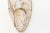 Wood Powder White Painted African Mask For Sale - Image 7 of 9