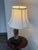Vintage Chinese Famille Rose Porcelain Court Figure Table Lamp For Sale - Image 10 of 12