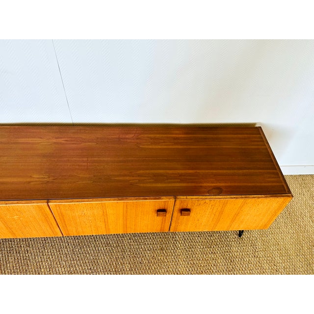 1960s Minimalist Scandinavian Teak Sideboard, 1960s For Sale - Image 5 of 17