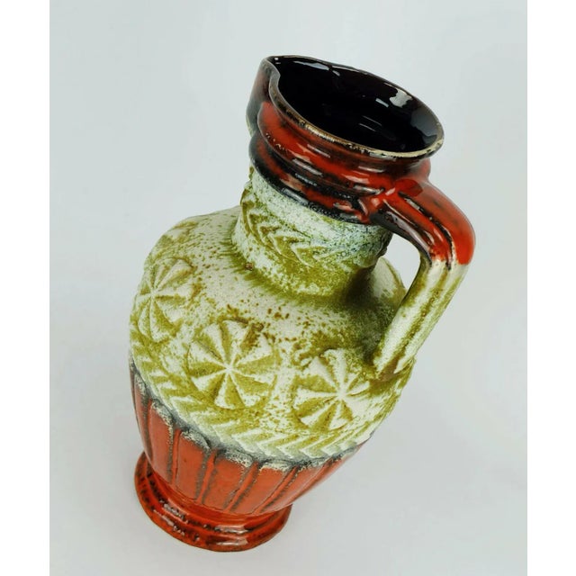 Mid-Century Modern Mid-Century Model 73 30 Vase or Jug with Abstract Decor from Bay Keramik, 1960s For Sale - Image 3 of 10