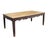 This square dining table is built from solid elm, featuring a square-corner construction. The tabletop showcases a...
