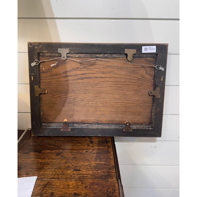 Sky Blue 19th Century Oil on Board "Rochester Castle" For Sale - Image 8 of 8