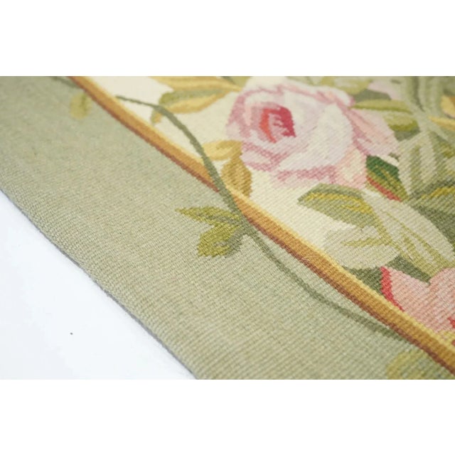 Early 21st Century Aubusson Rug 4' X 6' For Sale - Image 5 of 10