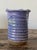 Lavender Vintage Original Studio Pottery Drip Glaze Vase For Sale - Image 8 of 12