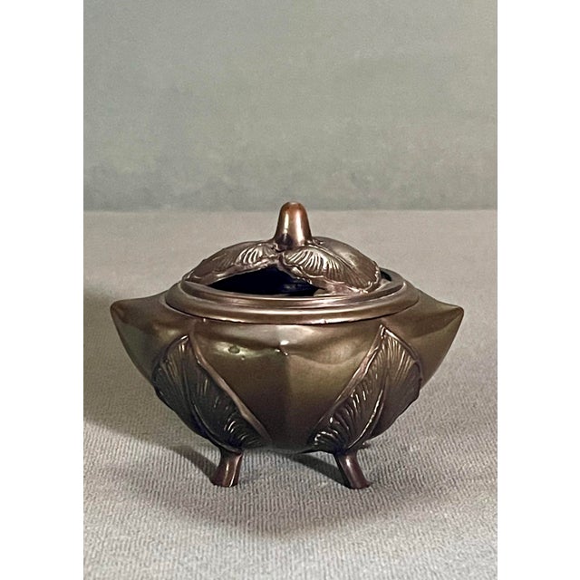 Early 20th Century Botanical Style Incense Holder For Sale In Jacksonville, FL - Image 6 of 11
