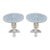 Inlaid Round Side Tables – A Pair For Sale