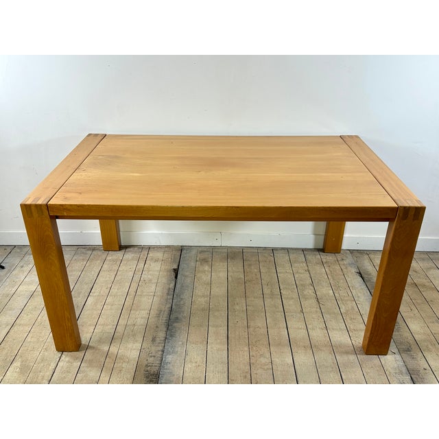Extendable Table in Oiled Elm from Maison Regain, 1970s For Sale - Image 10 of 13