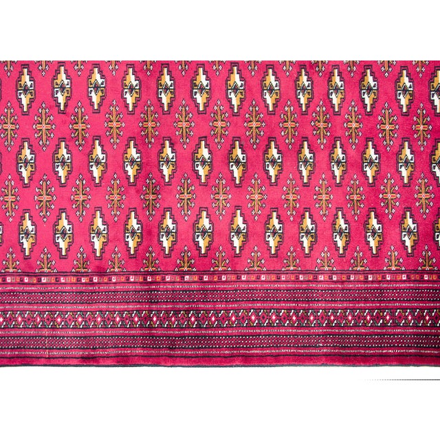 Vintage Persian Turkman Rug For Sale - Image 9 of 16