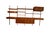 An exclusive and highly flexible wall-mounted shelving system in teak that combines timeless elegance with generous...