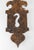 American 18th Century or Earlier American or German Wrought Iron Escutcheon Plate Lock For Sale - Image 3 of 8