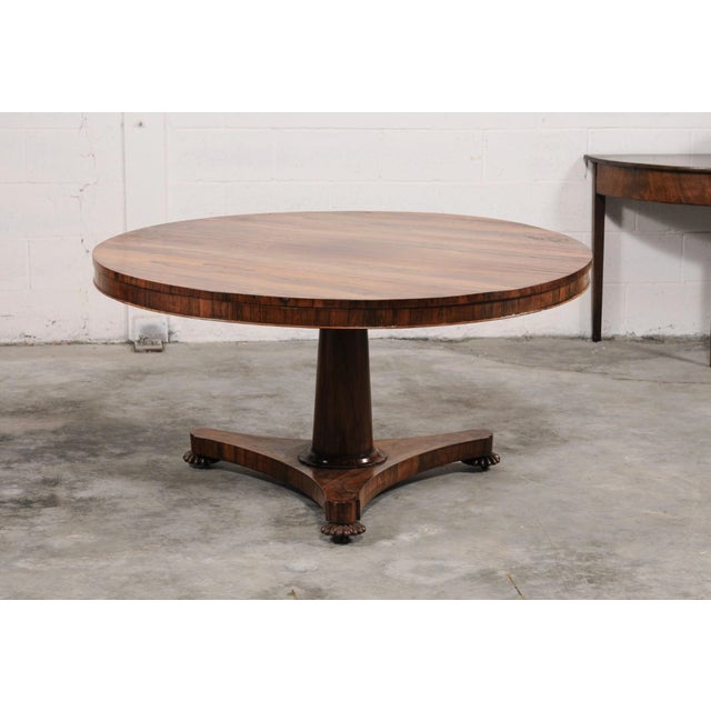 18th C. Round Center Table From England For Sale - Image 4 of 11