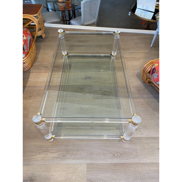 Vintage Lucite Coffee Table Chairish