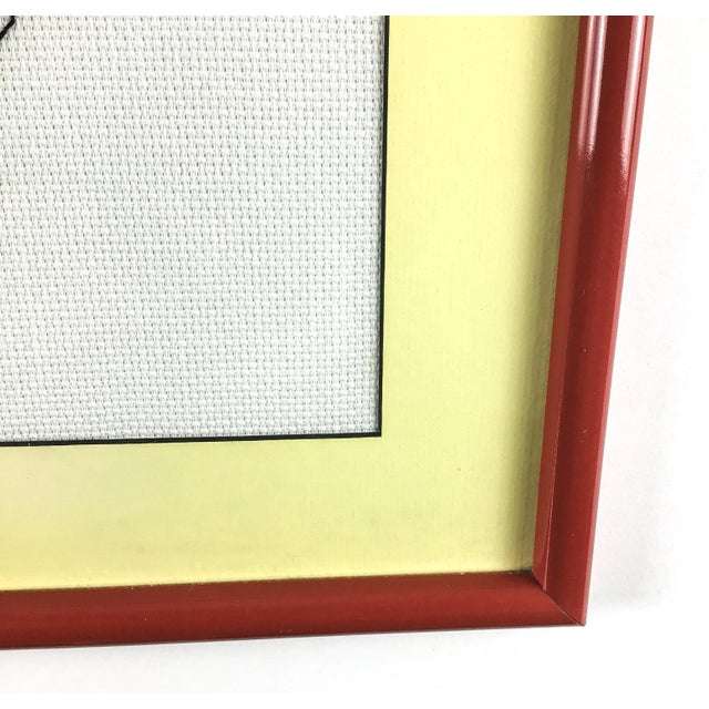 1970s Garfield Needlepoint Art Framed Wall Art 1970’ For Sale - Image 5 of 8