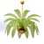 Mid-Century Modern Mid-Century Modern Palm Leaf Chandelier in Murano Glass and Brass from Maestri Muranesi, 2000 For Sale - Image 3 of 9