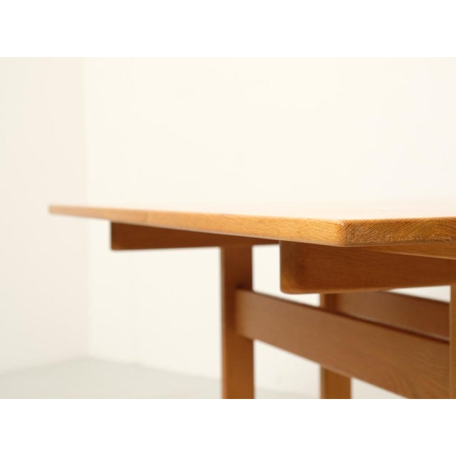 Mid-Century Modern Danish Dining Table in Oak by Kurt Østervig for K.P. Møbler, 1970s For Sale - Image 3 of 18