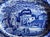 Antique early 19th century Riley's Semi-China blue and white transfer small platter in the Chinoiserie taste, circa 1820....