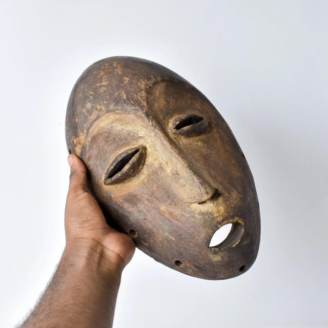 Early 20th Century Early 20th Century Lega Bwami Society Mask For Sale - Image 5 of 8