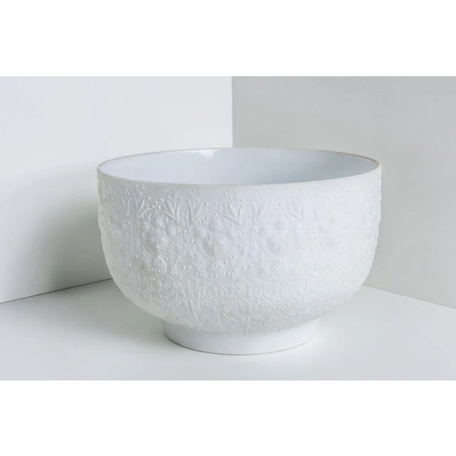 Bjorn Wiinblad 9" Round Footed Bowl Fantasy Mural by Rosenthal For Sale - Image 4 of 7