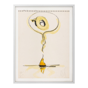 Claes Oldenburg "Sailboat Thinking of Q", 1976