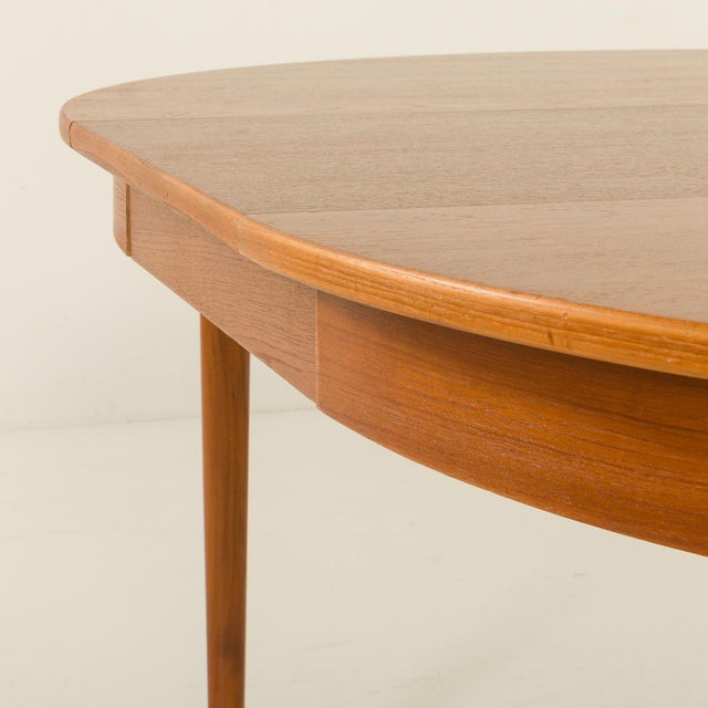 Danish Teak Extendable Table with Leaves, 1960s For Sale - Image 12 of 15