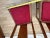 Early 20th Century Antique Side Chairs with Barley Twist Legs, Tiger Oak Back, Red Felt Seat- Set of 2 For Sale - Image 9 of 10