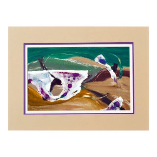 Big Sur Coastal Abstract Landscape by Les Anderson For Sale