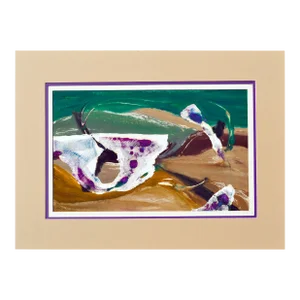 Big Sur Coastal Abstract Landscape by Les Anderson