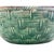 1930s Tellurite Green Mushroom Majolica Lidded Casserole Dish With Basket Weave For Sale - Image 9 of 14