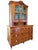 18th Century Inlaid and Carved Cherrywood Vitrine Buffet, 1790s, Set of 2 For Sale - Image 10 of 18