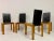 1970s Black Leather Dining Chairs, 1970s, Set of 4 For Sale - Image 5 of 11