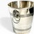 Early 20th Century French Art Deco Silver Plate Champagne Bucket – L’Orfèvrerie Lion Head Ring Handles, Early 20th Century For Sale - Image 5 of 14
