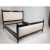 Modern Modern Cream Chenille Upholstered Cal King Size Bedframe For Sale - Image 3 of 5