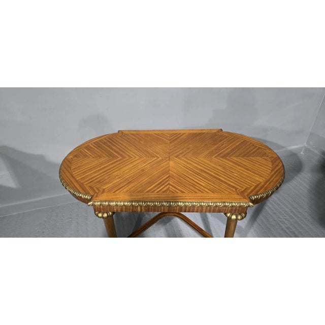 Brown Vintage Coffee Table in Fine Satinwood For Sale - Image 8 of 11