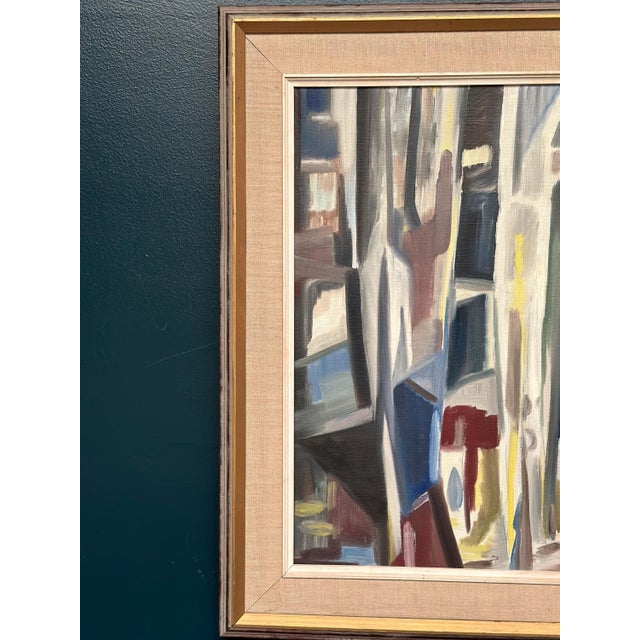 Kurt Persson, Abstract Alley, 1960s, Oil Painting on Canvas, Framed For Sale - Image 16 of 18