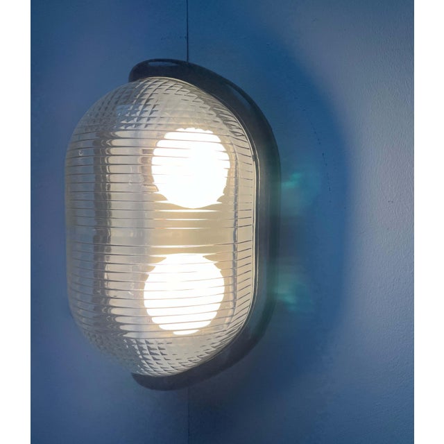 Mid-Century Modern Italian Space Age Model Noce Wall Lamp by Achille Castiglioni for Flos, 1970s For Sale - Image 10 of 18