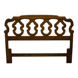 Thomasville Furniture Segovia Collection Spanish Mediterranean Queen Size Headboard 4612-415 For Sale