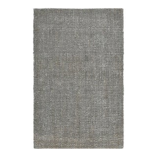 Chunky Loop Charcoal Rug - 8 X 10 For Sale