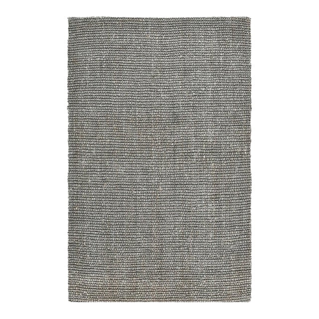 Chunky Loop Charcoal Rug - 8 X 10 For Sale